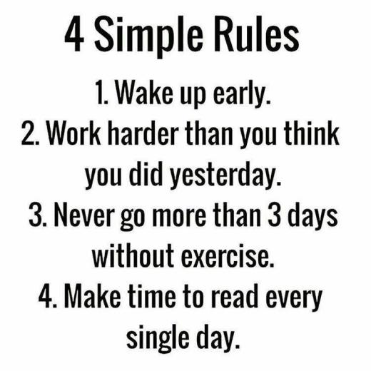چهار قانون ساده. ۱. زود از خواب بیدار شید